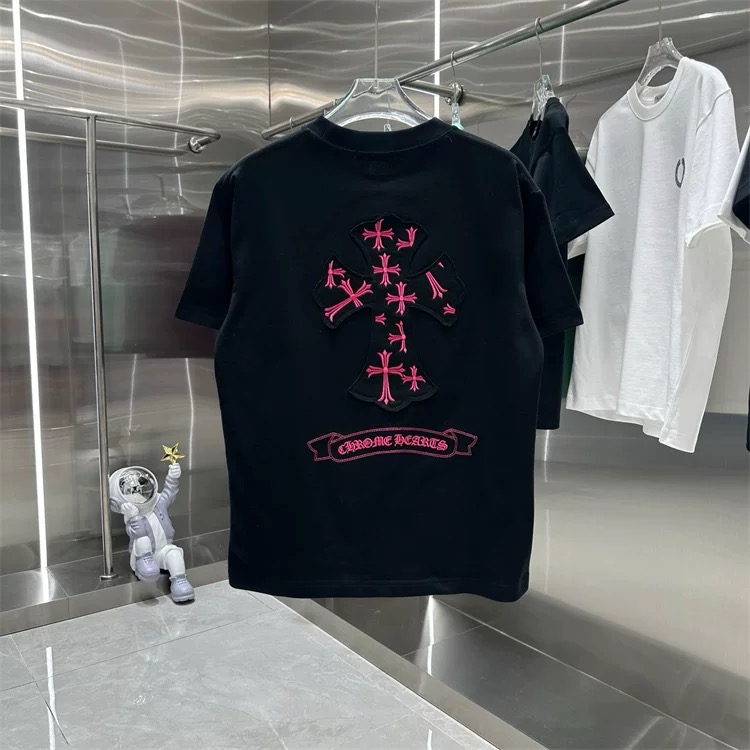 【Chrome Hearts】2025新作 クロムハーツ Tシャツ 男女兼用 高品質 半袖 CH045