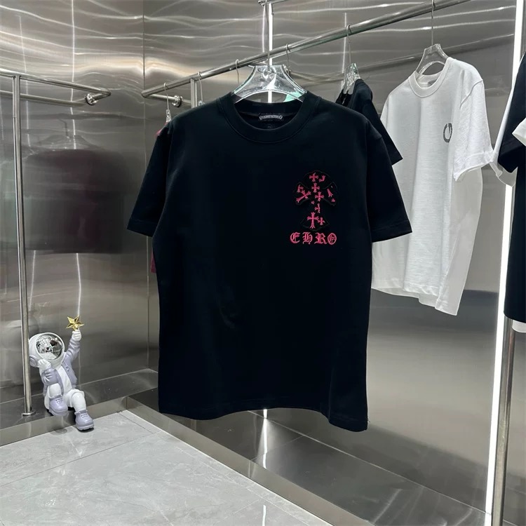 【Chrome Hearts】2025新作 クロムハーツ Tシャツ 男女兼用 高品質 半袖 CH045
