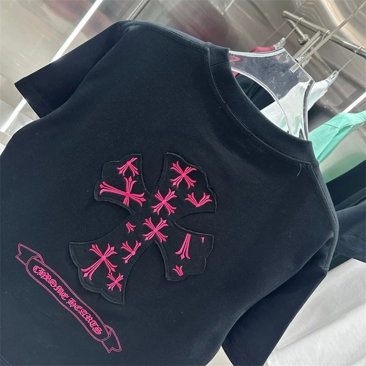 【Chrome Hearts】2025新作 クロムハーツ Tシャツ 男女兼用 高品質 半袖 CH045