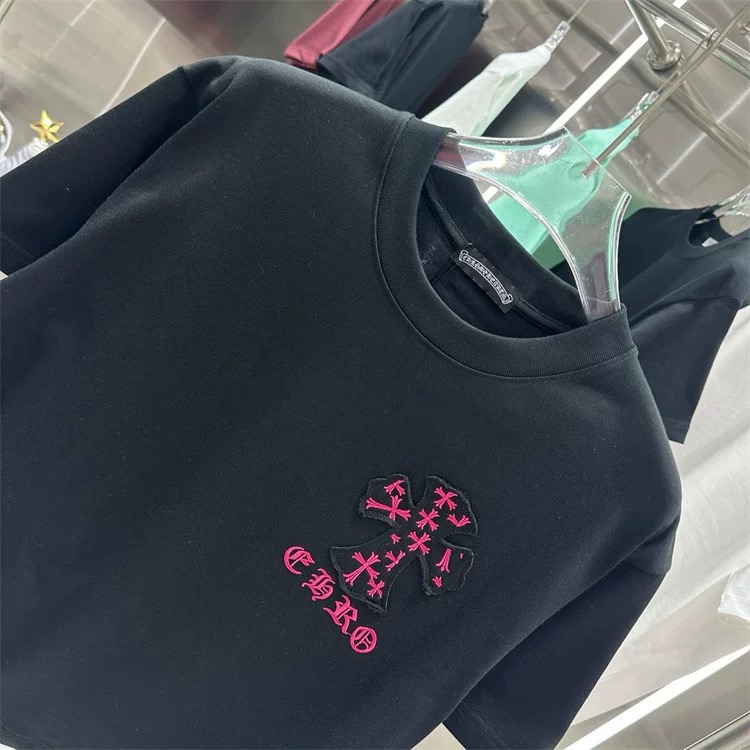 【Chrome Hearts】2025新作 クロムハーツ Tシャツ 男女兼用 高品質 半袖 CH045