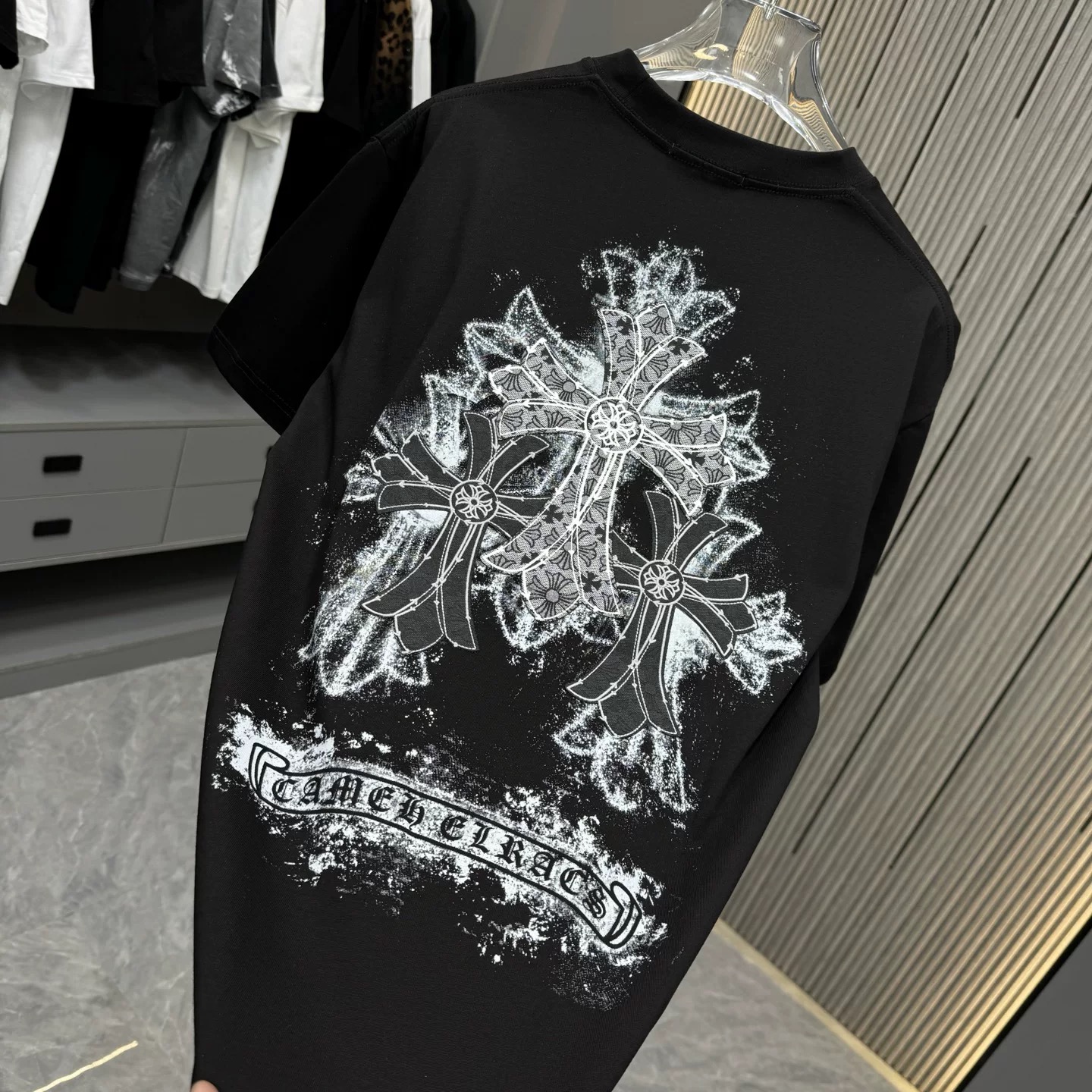 【Chrome Hearts】2025新作 クロムハーツ Tシャツ 男女兼用 高品質 半袖 CH047