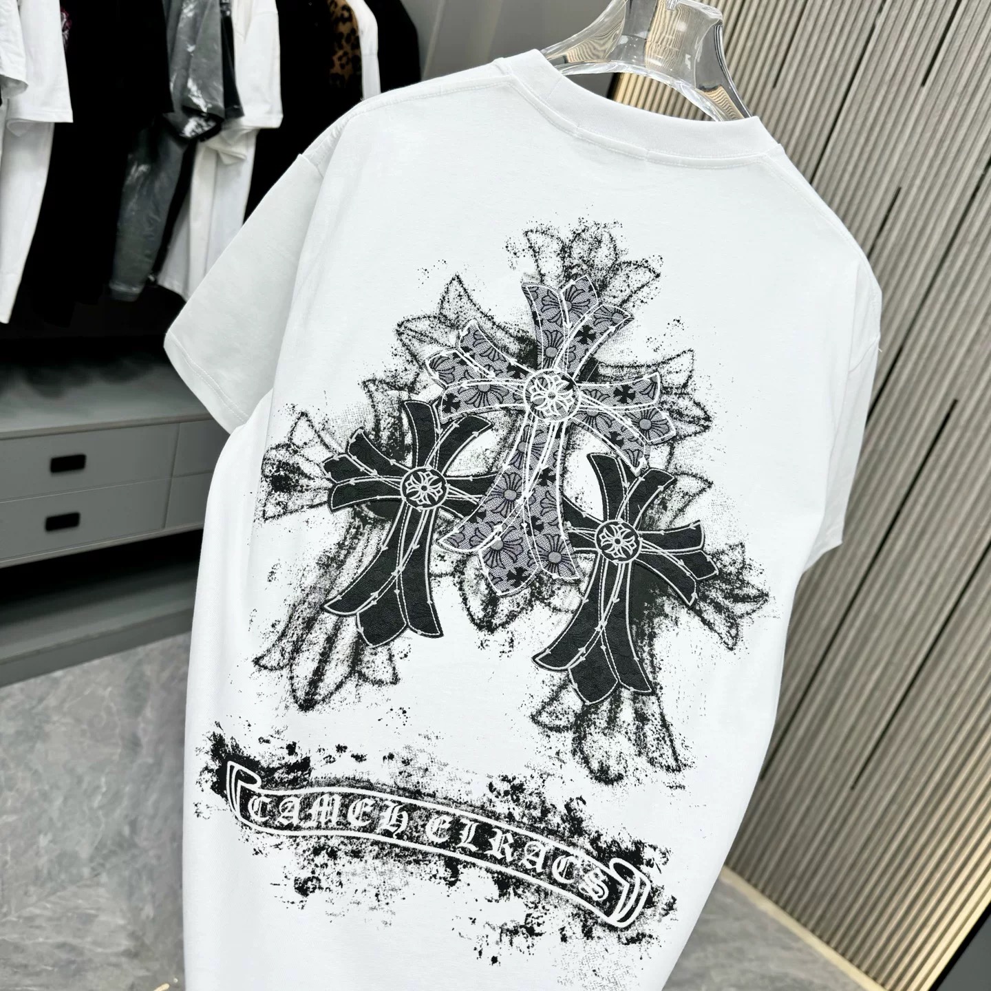 【Chrome Hearts】2025新作 クロムハーツ Tシャツ 男女兼用 高品質 半袖 CH047