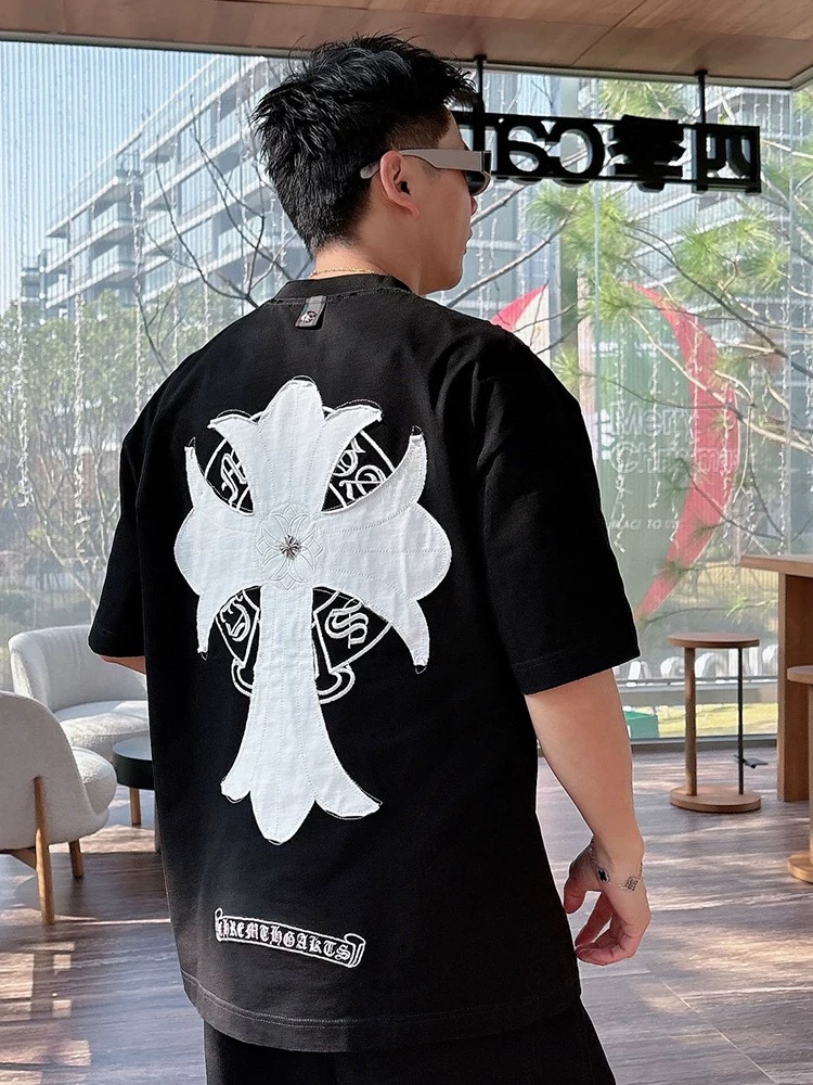 【Chrome Hearts】2025新作 クロムハーツ Tシャツ 男女兼用 高品質 半袖 CH050