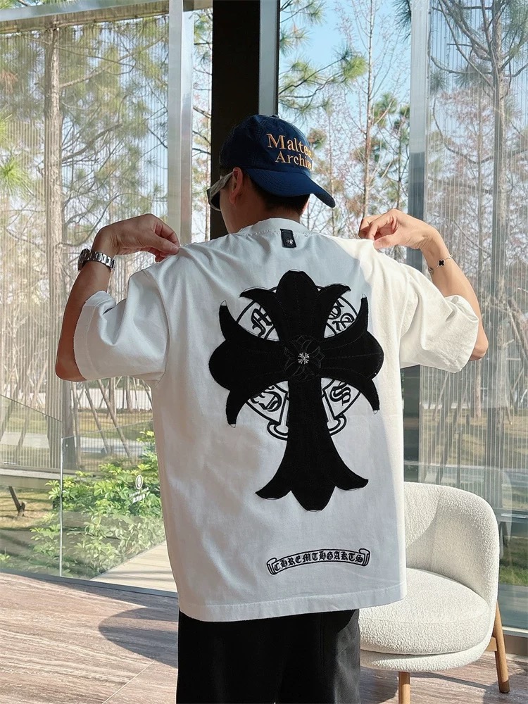 【Chrome Hearts】2025新作 クロムハーツ Tシャツ 男女兼用 高品質 半袖 CH050