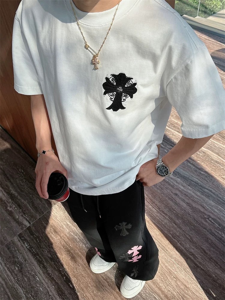 【Chrome Hearts】2025新作 クロムハーツ Tシャツ 男女兼用 高品質 半袖 CH050