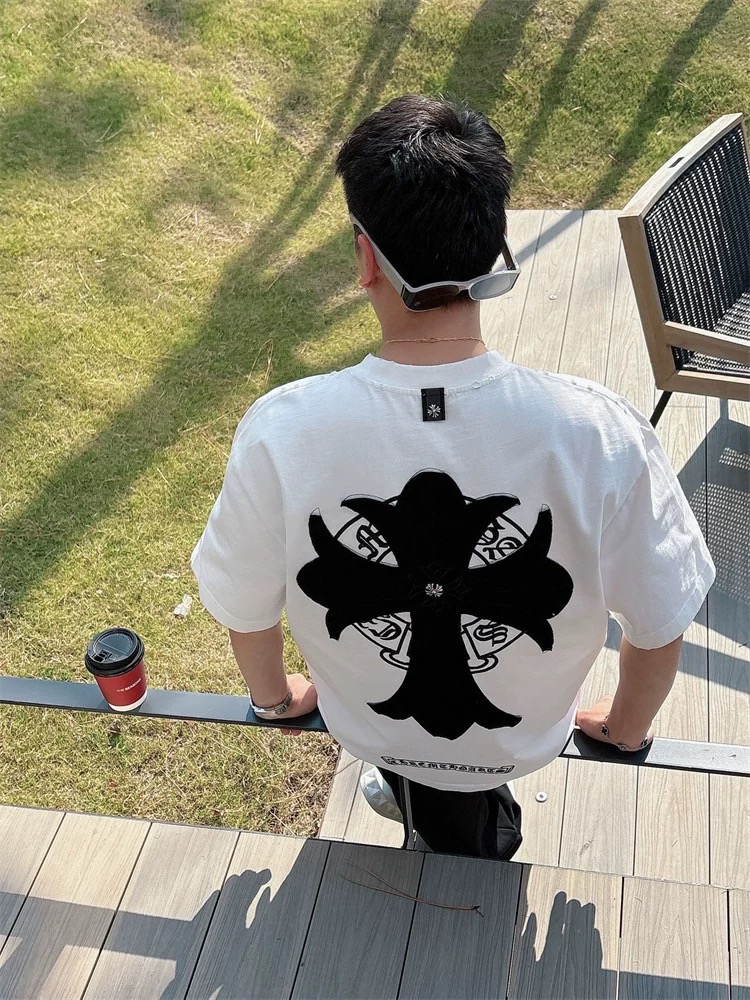 【Chrome Hearts】2025新作 クロムハーツ Tシャツ 男女兼用 高品質 半袖 CH050