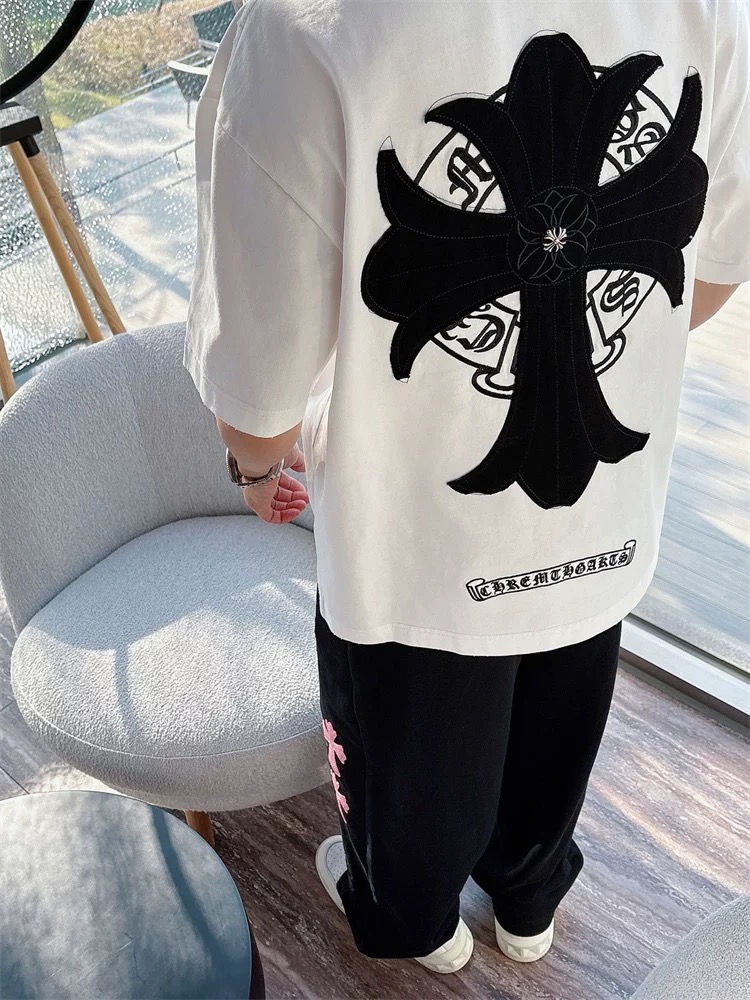 【Chrome Hearts】2025新作 クロムハーツ Tシャツ 男女兼用 高品質 半袖 CH050