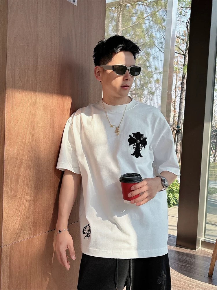 【Chrome Hearts】2025新作 クロムハーツ Tシャツ 男女兼用 高品質 半袖 CH050