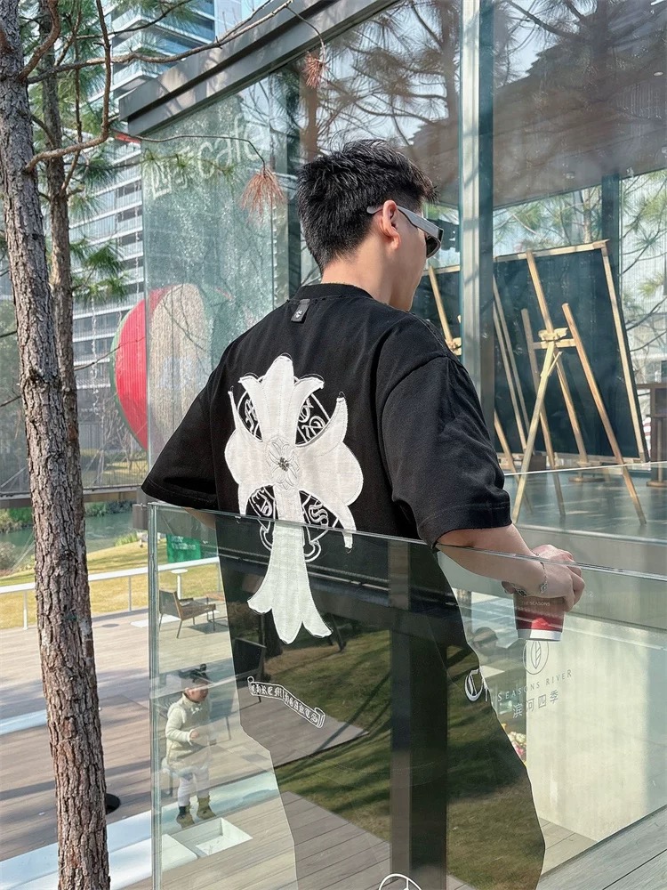 【Chrome Hearts】2025新作 クロムハーツ Tシャツ 男女兼用 高品質 半袖 CH050