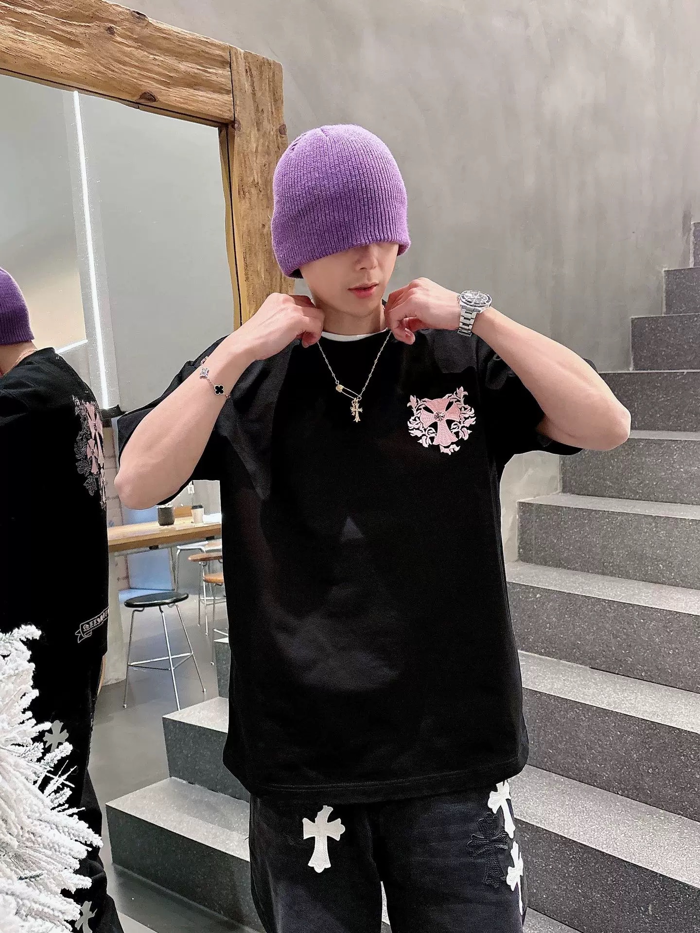 【Chrome Hearts】2025新作 クロムハーツ Tシャツ 男女兼用 高品質 半袖 CH051