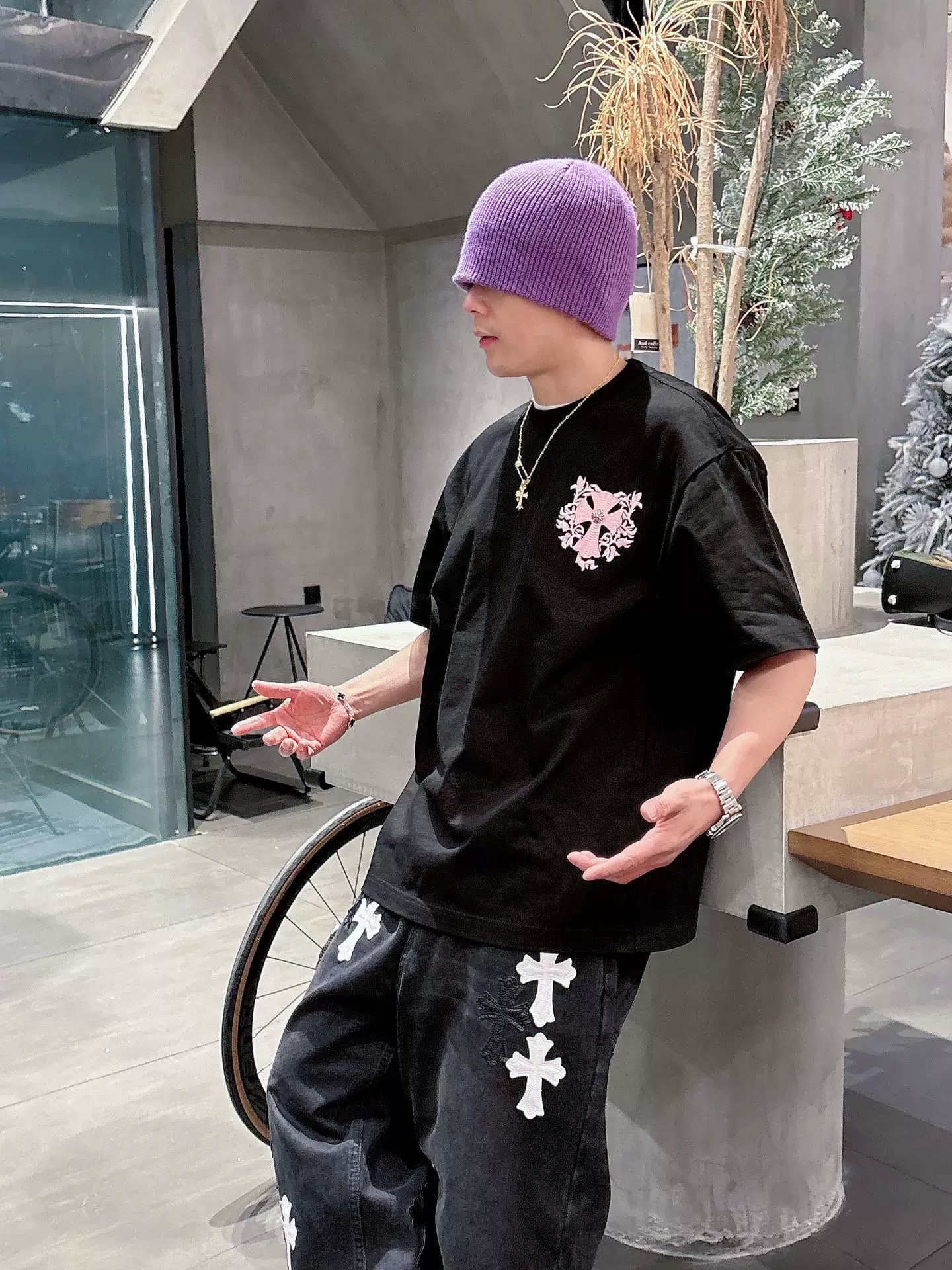 【Chrome Hearts】2025新作 クロムハーツ Tシャツ 男女兼用 高品質 半袖 CH051