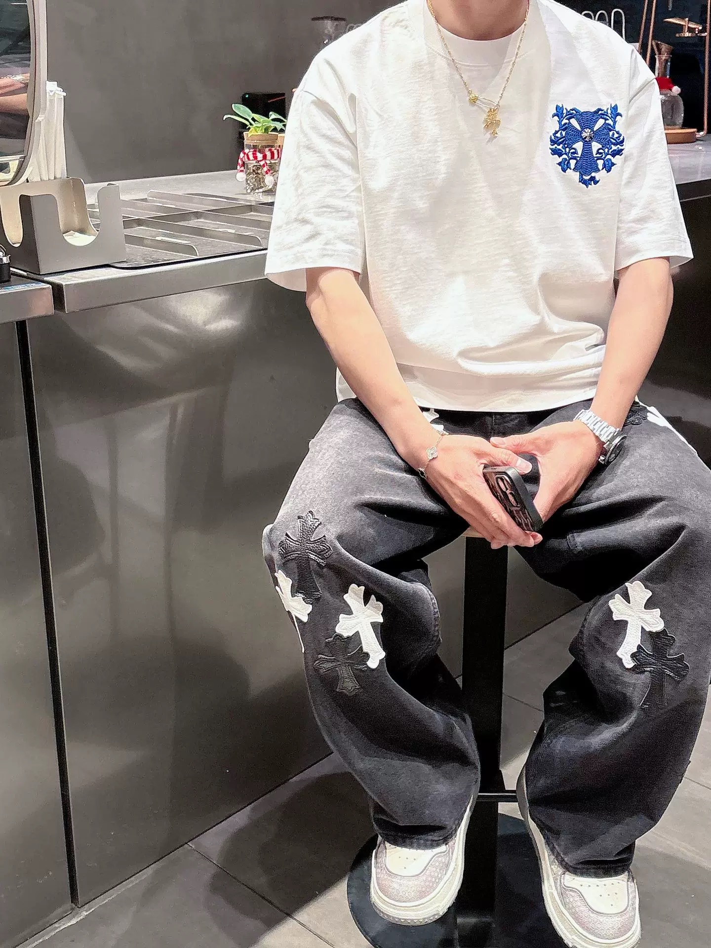 【Chrome Hearts】2025新作 クロムハーツ Tシャツ 男女兼用 高品質 半袖 CH051