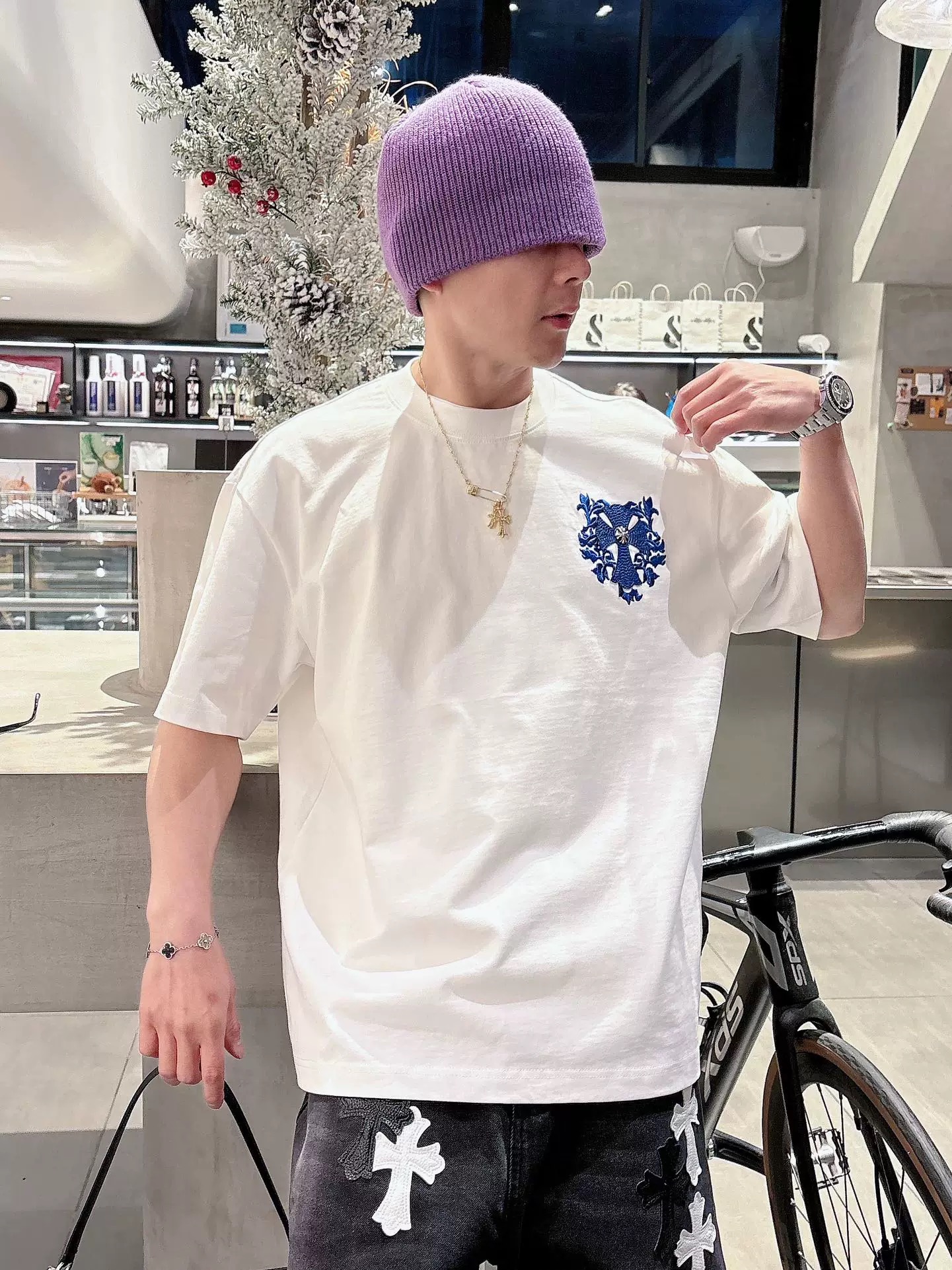 【Chrome Hearts】2025新作 クロムハーツ Tシャツ 男女兼用 高品質 半袖 CH051
