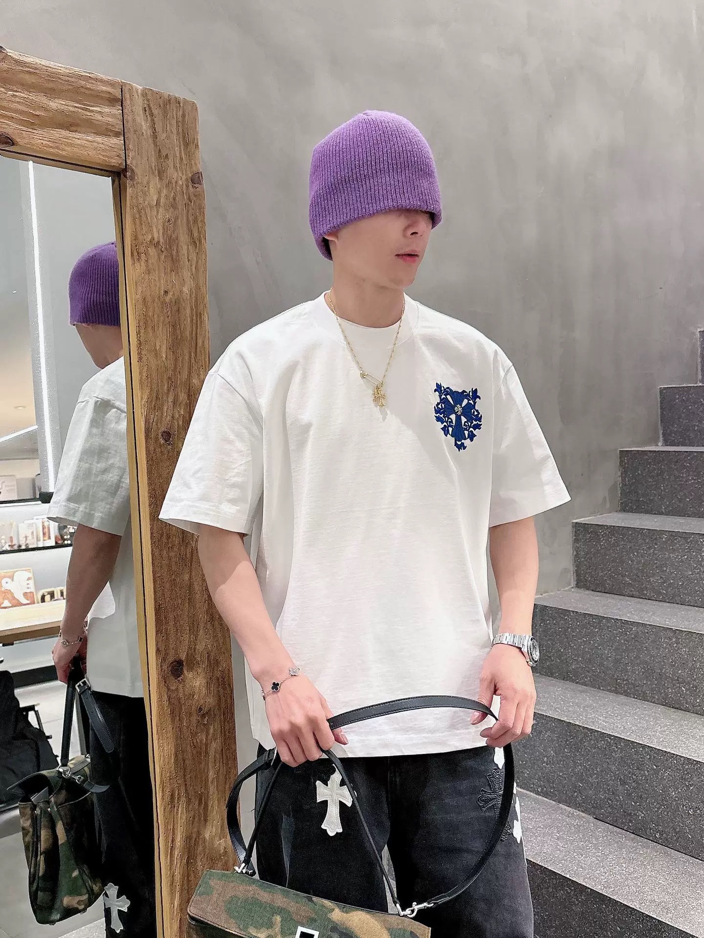 【Chrome Hearts】2025新作 クロムハーツ Tシャツ 男女兼用 高品質 半袖 CH051