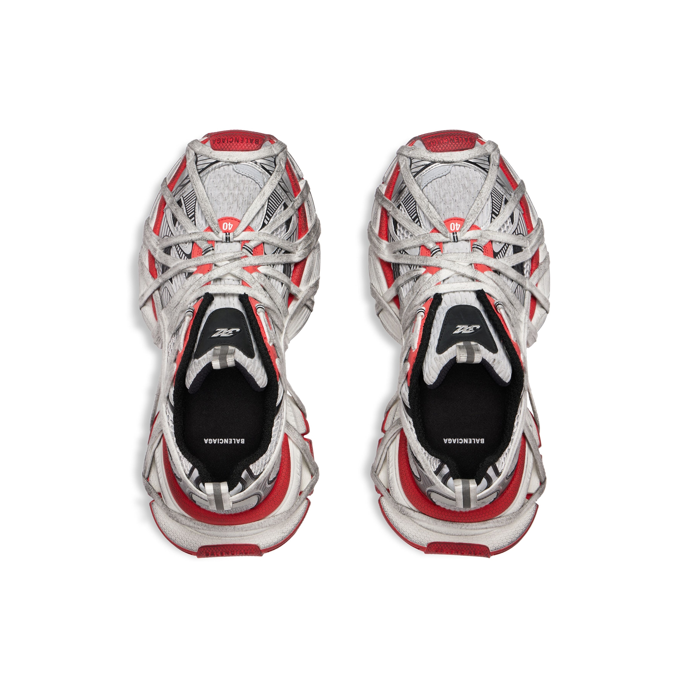 グレー/レッド/ブラック/ホワイト の メンズ 3xl Extreme Lace スニーカー