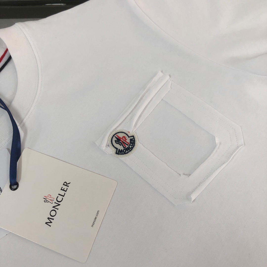 【Moncler】2025年新作 モンクレール メンズ 半袖 ラウンドネック 刺繍Tシャツ MC004