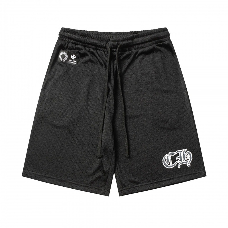 クロムハーツ ショートパンツ ナイロン サイズS~2XL ブラック CHプリント メッシュ