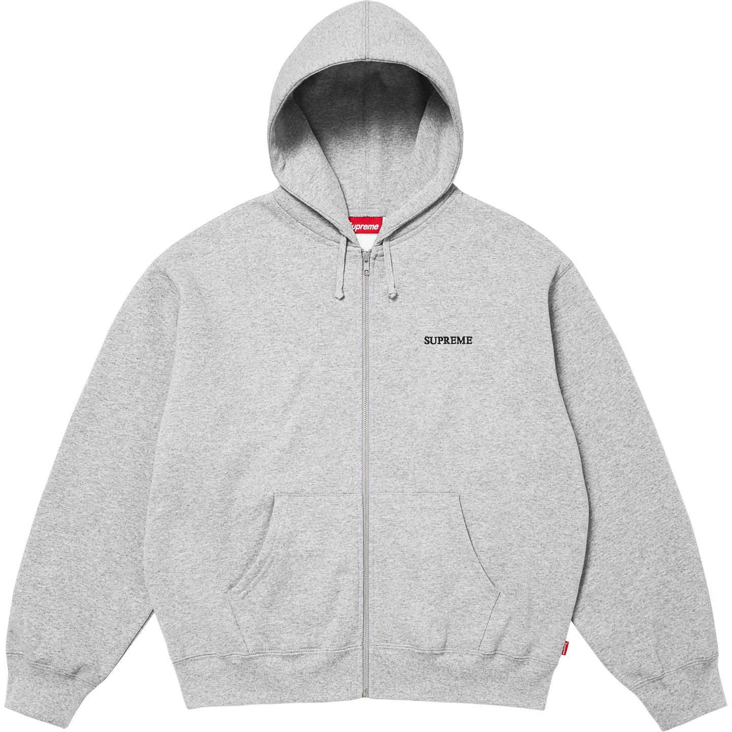 Supreme IDGAF' Zip Up Hooded Sweatshirt