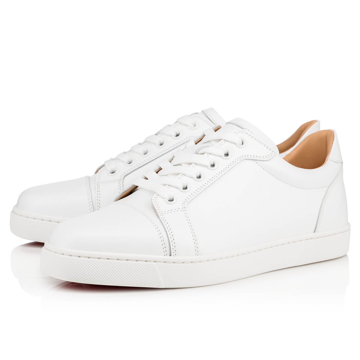 【Christian Louboutin】クリスチャン ルブタン Vieira Calf Leather Bianco Sneakers-高島屋オンラインストア - 公式