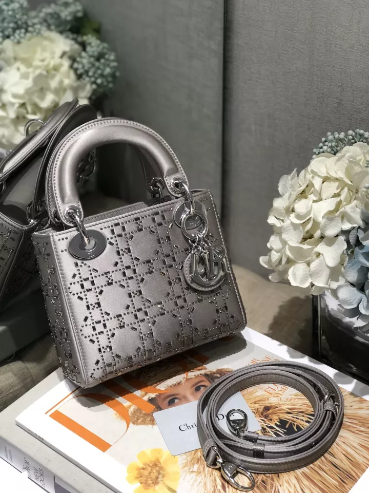 DIORLADYMINIシルクとダイヤモンドのダイアデムバッグ-高島屋オンラインストア - 公式