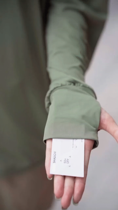 【50倍日焼け止め】男女兼用の薄手の日焼け止めパーカー