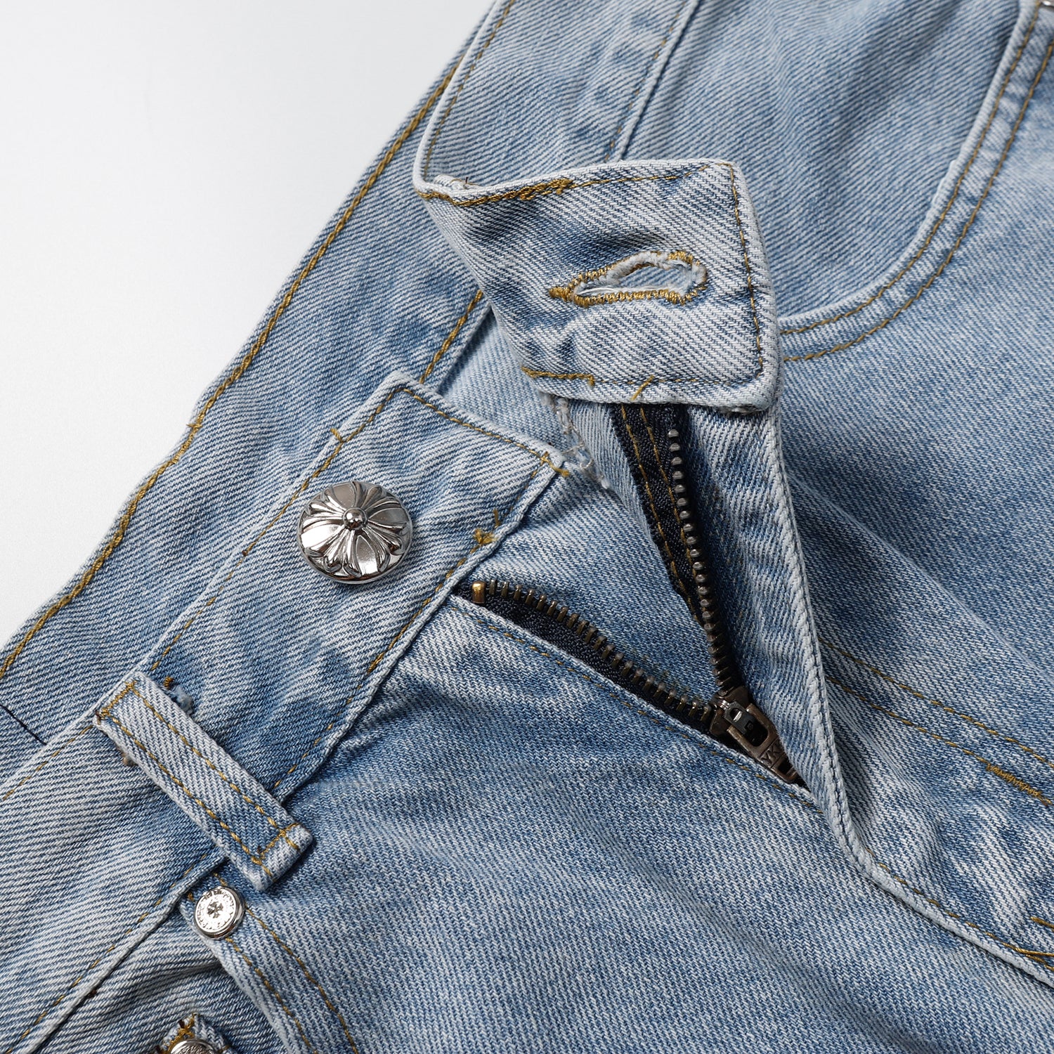 【Chrome Hearts】クロムハーツ 新作デニムショーツ 9926