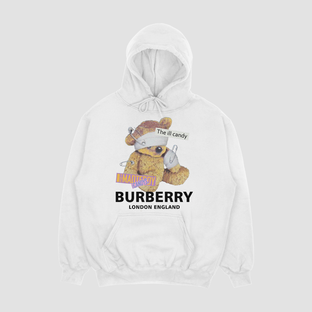 Burberryスウェット クル パーカー プリント  綿　男女兼用