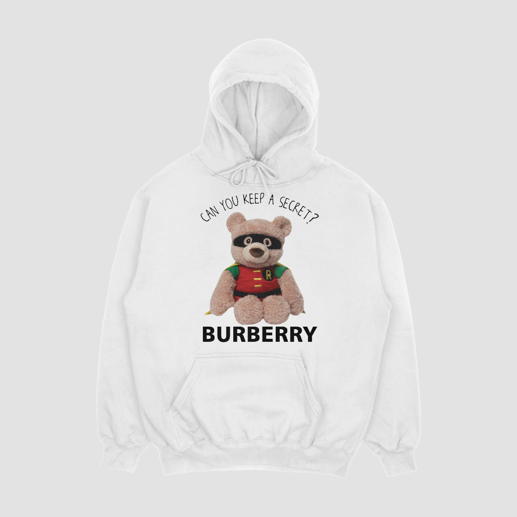 Burberryスウェット クル パーカー プリント  綿　男女兼用