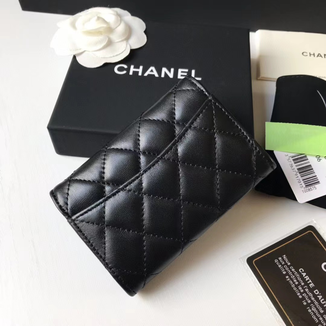 シャネル/CHANEL Classic Leather Wallet In Black-高島屋オンラインストア - 公式