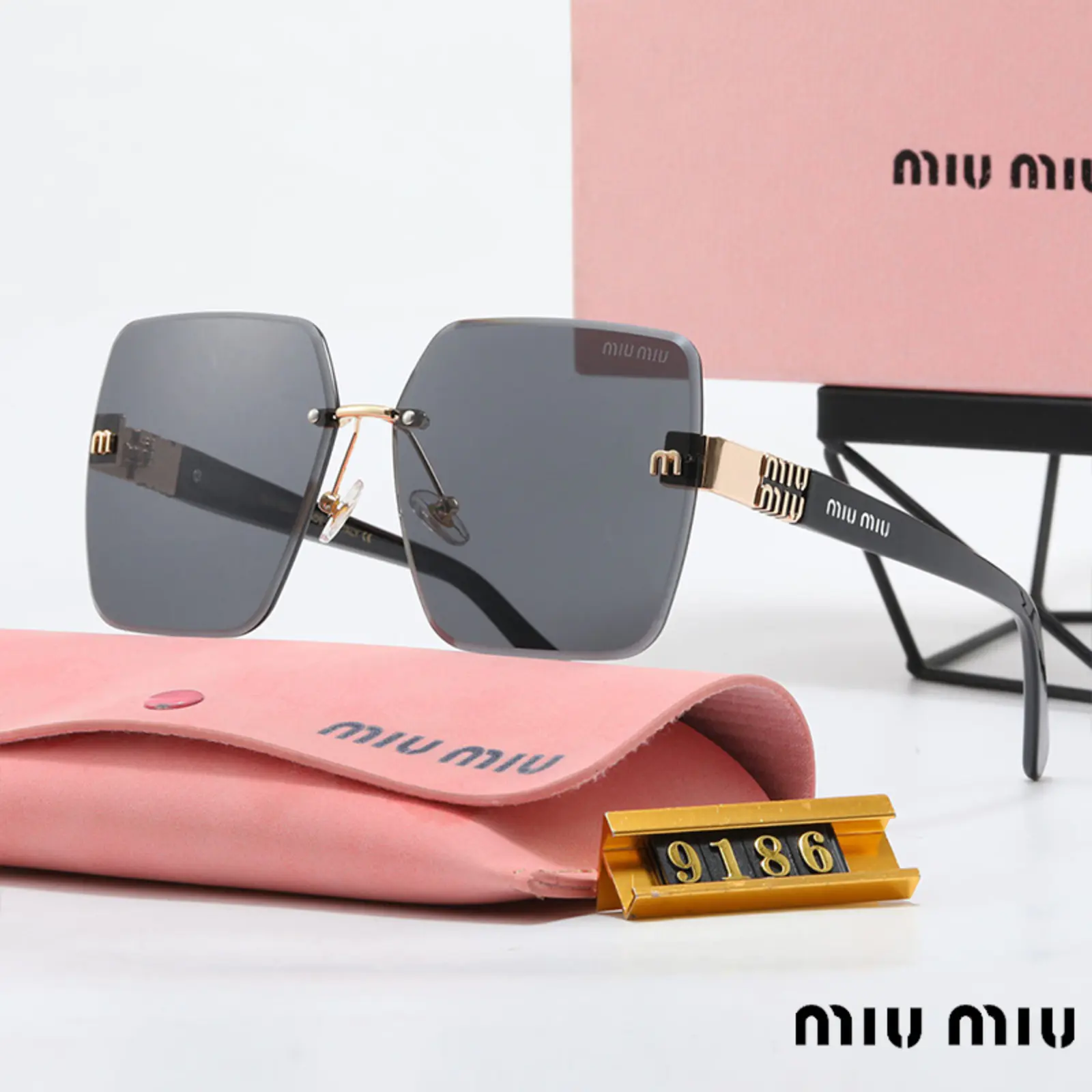 MIUMIUUVカットサングラス05 SS94245