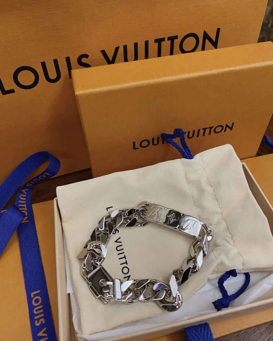 【国内発送/直営店】チェーンブレスレット モノグラム