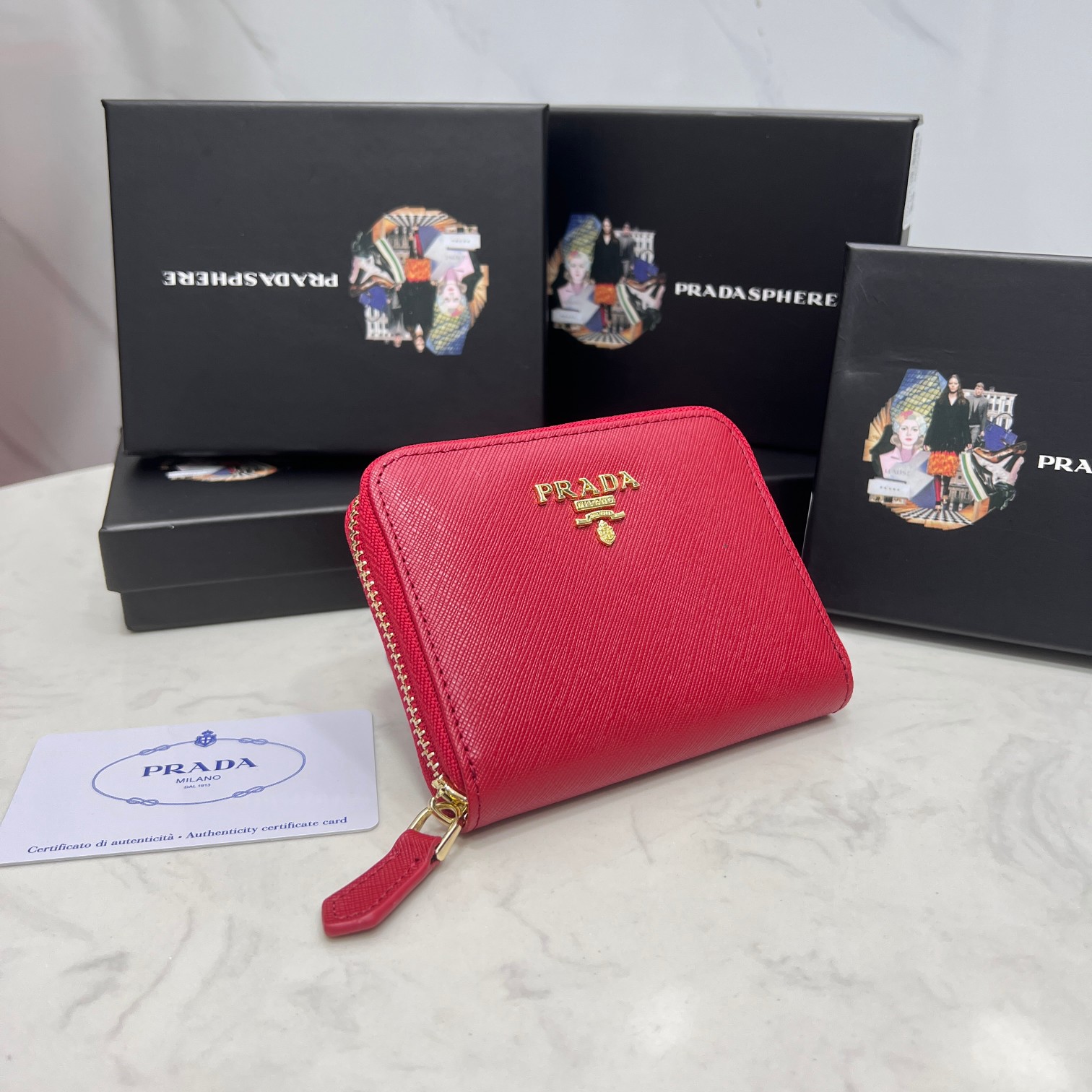 PRADA/プラダ サフィアーノレザー カードケース-高島屋オンラインストア - 公式