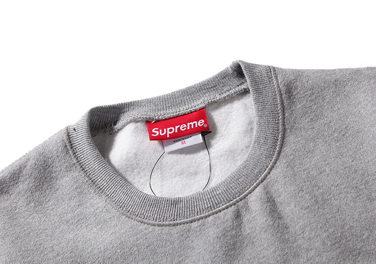 Supreme (シュプリーム) 15FW ボックスロゴ クルーネック スウェットシャツ(Box Logo Crewneck Sweatshirt) グレー
