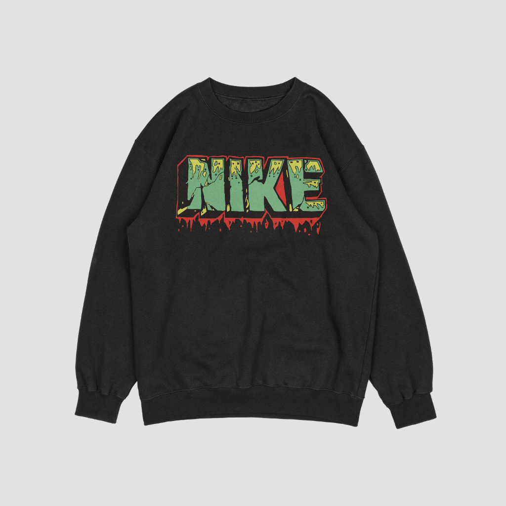 NIKEスウェット クル パーカー プリント  綿　男女兼用