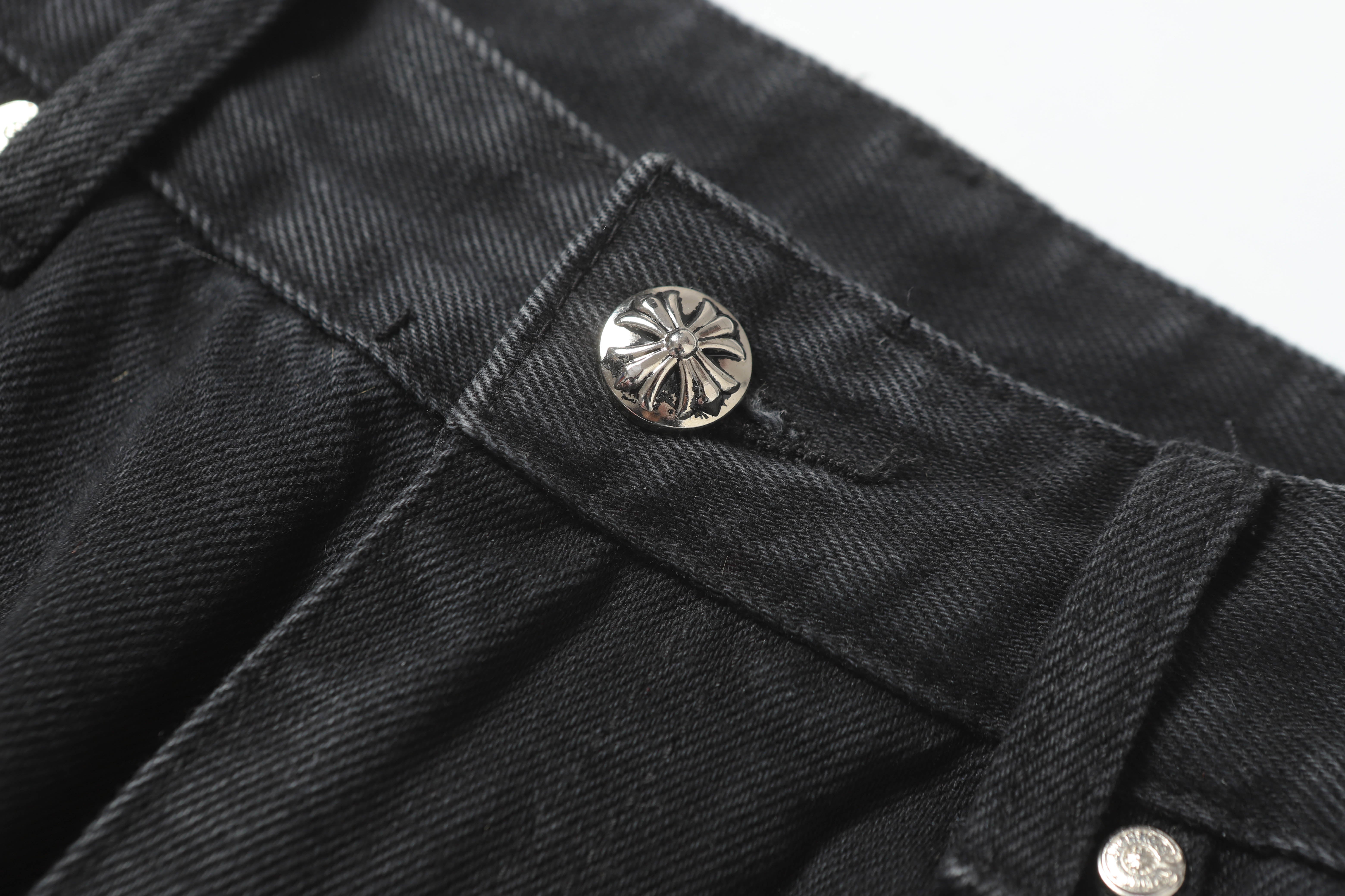 【Chrome Hearts】クロムハーツ クロスパッチ デニムジーンズ 9981