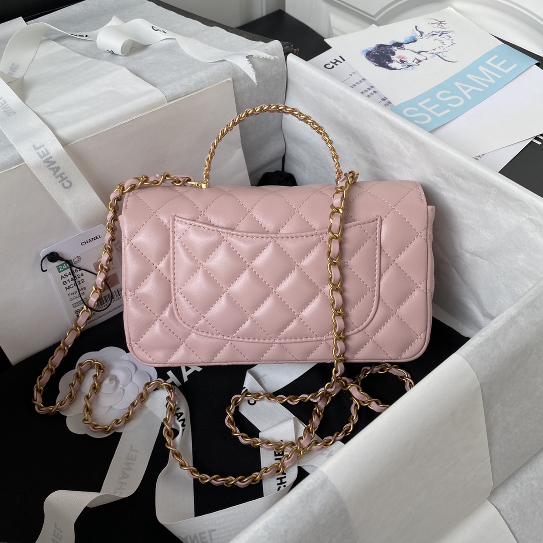 シャネル/CHANEL 24C AS4362 diamond letter handle mini CF