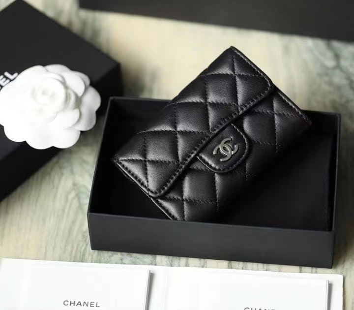 シャネル/CHANEL Classic Leather Wallet In Black-高島屋オンラインストア - 公式