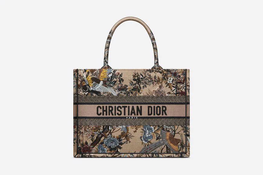 DIOR BOOK TOTE ミディアムバッグ Dior Jardin d'Hiver エンブロイダリー-高島屋オンラインストア - 公式