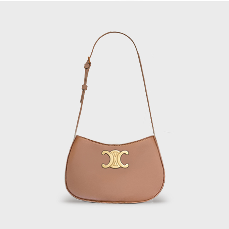 CELINE(セリーヌ)  シャイニーカーフスキン 脇下バッグ ミニバッグ ハンドバッグ レディース 調節可能