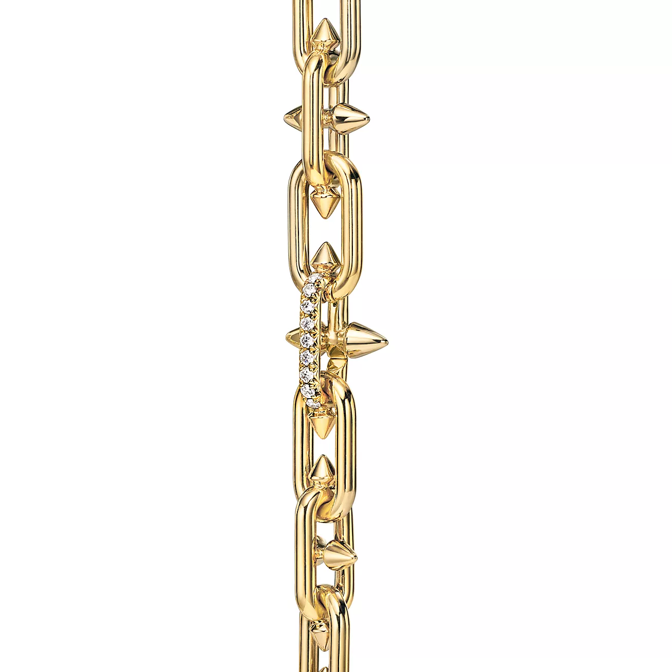 ティファニー タイタン BY ファレル・ウィリアムス クラスプ ネックレス ダイヤモンド ゴールド