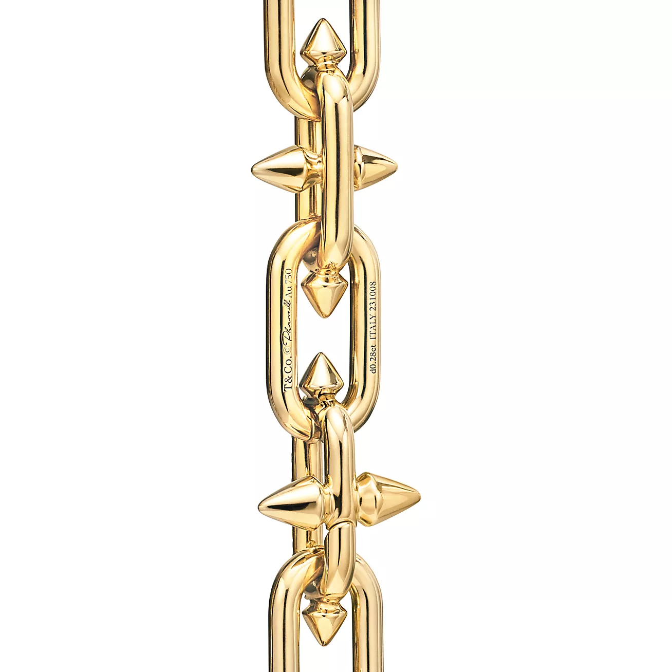 ティファニー タイタン BY ファレル・ウィリアムス クラスプ ネックレス ダイヤモンド ゴールド