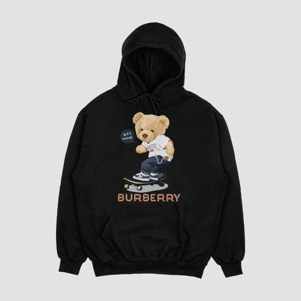 Burberryスウェット クル パーカー プリント  綿　男女兼用