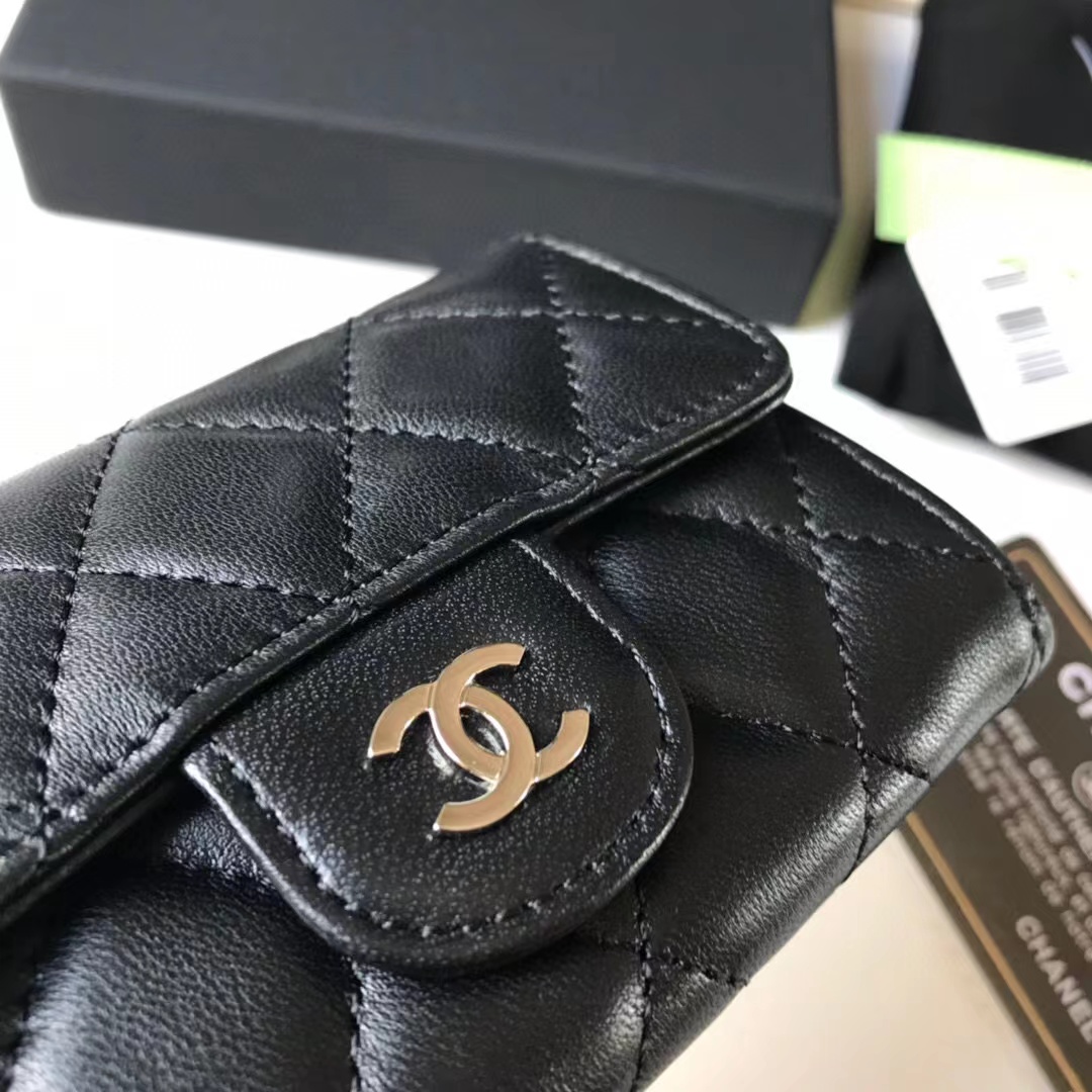 シャネル/CHANEL Classic Leather Wallet In Black-高島屋オンラインストア - 公式