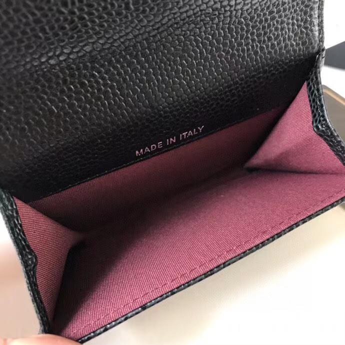 シャネル/CHANEL Classic Leather Wallet In Black-高島屋オンラインストア - 公式