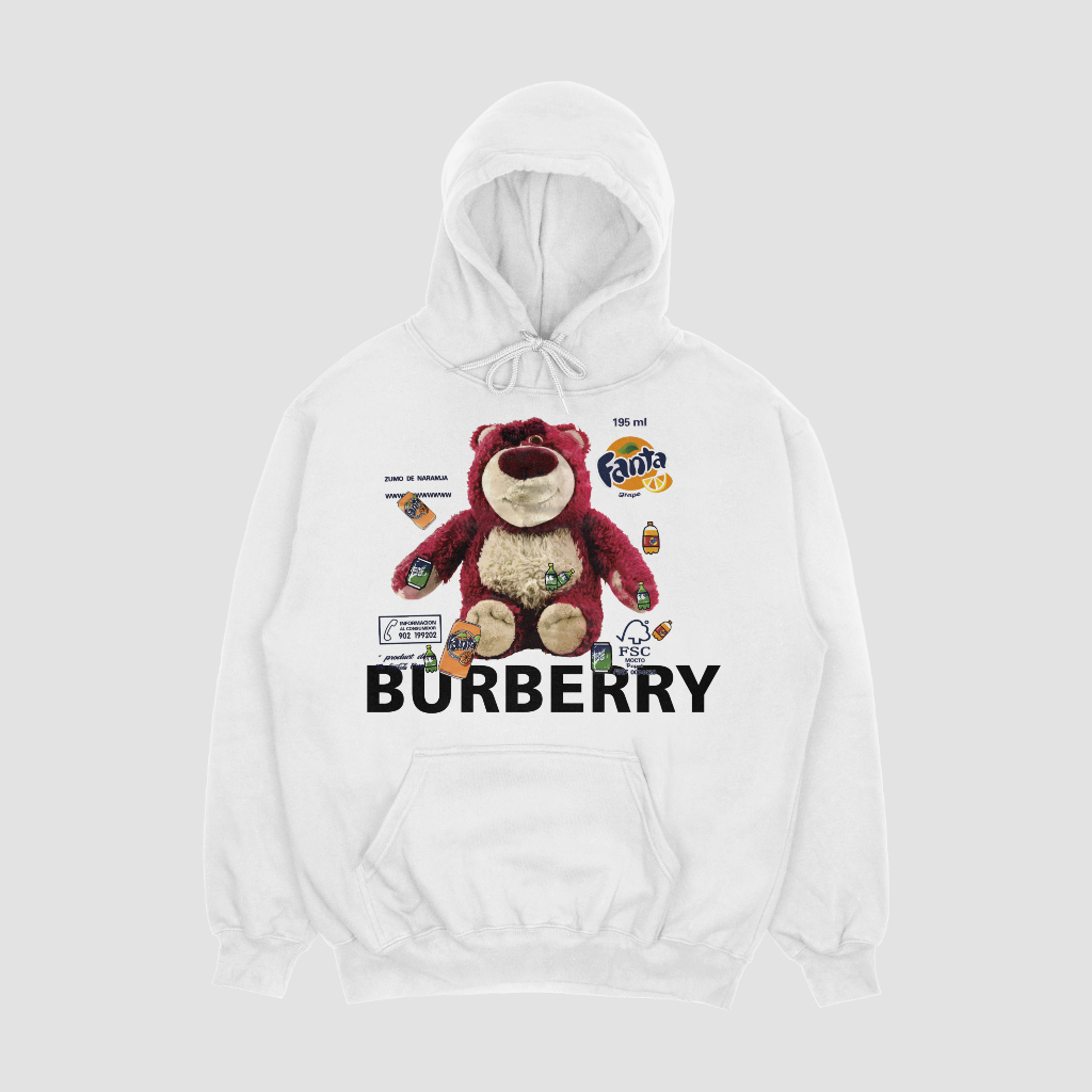 Burberryスウェット クル パーカー プリント  綿　男女兼用