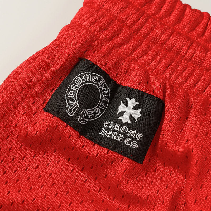 【Chrome Hearts】クロムハーツ マティボーイ グラフィティ レッドメッシュ トラックパンツ 9997
