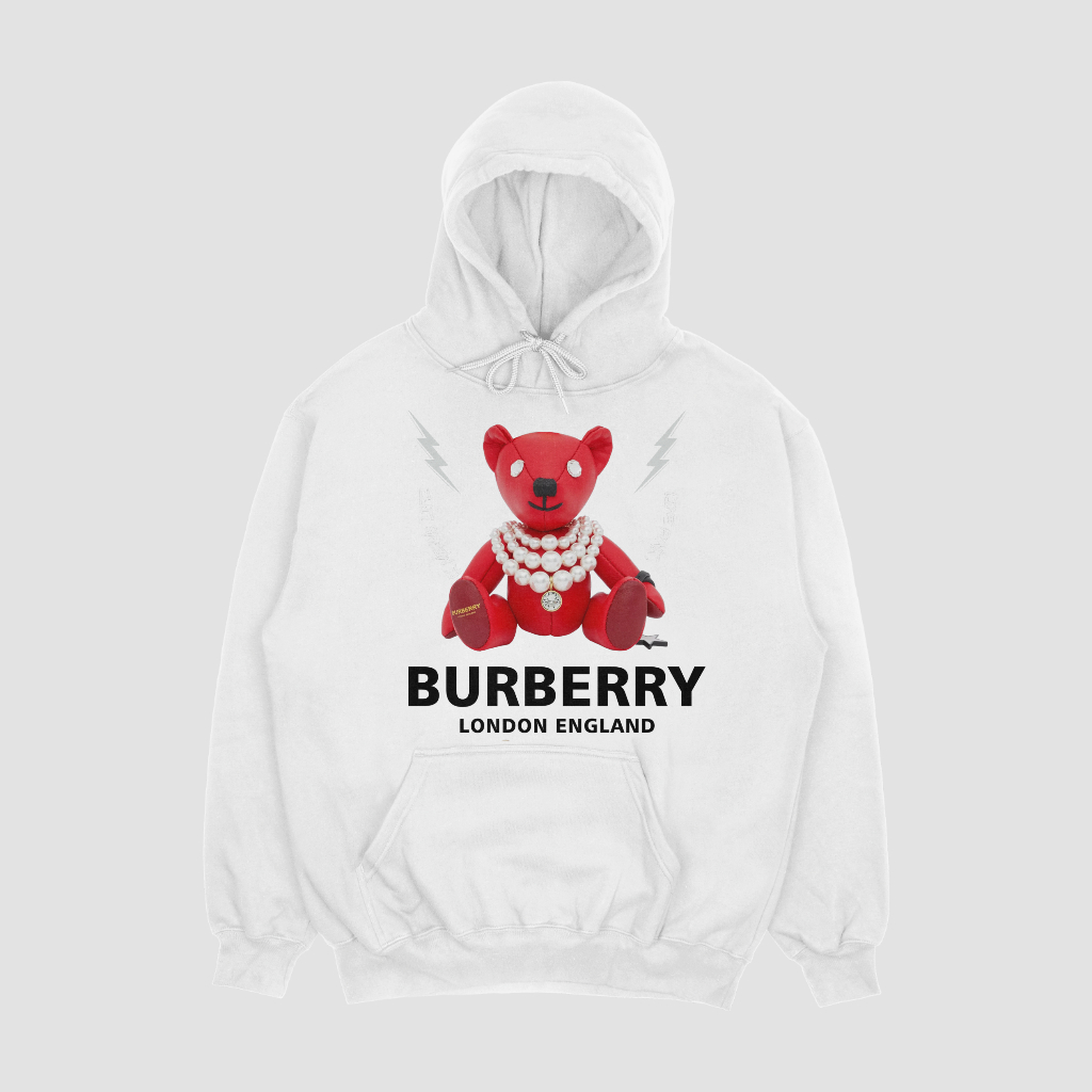 Burberryスウェット クル パーカー プリント  綿　男女兼用