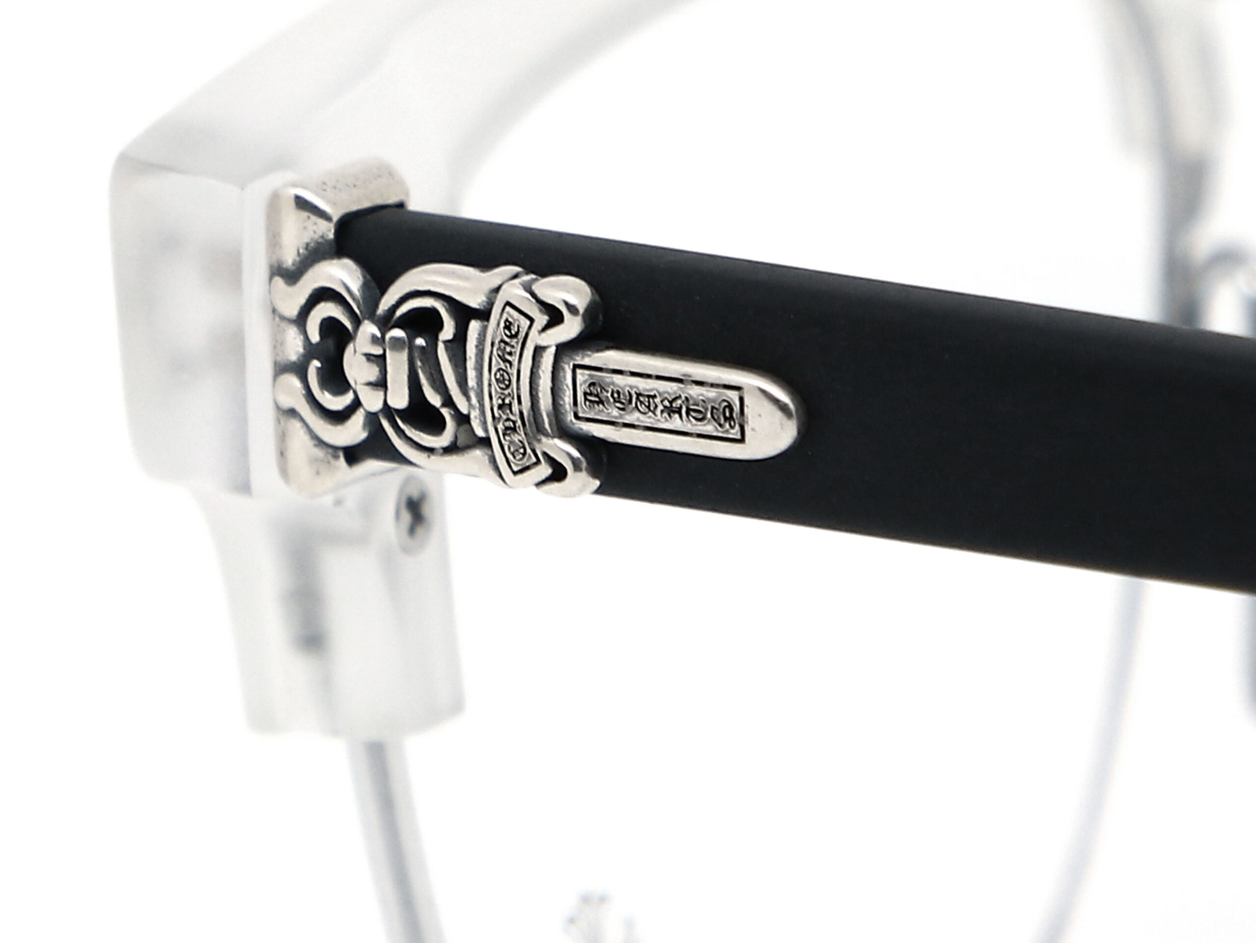クロムハーツ メガネ度なし 伊達メガネ 眼鏡 メガネフレーム CHROME HEARTS レギュラーフィットウェリントン型 ユニセックス メンズ レディース 紫外線 UVカット ラッピング無料