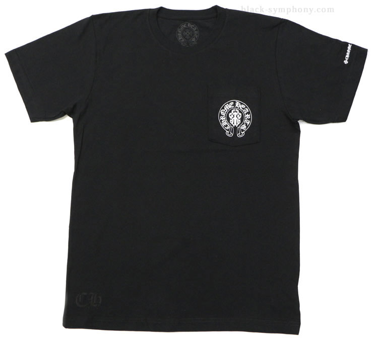 【Chrome Hearts】クロムハーツ Tシャツ 3セメタリークロス スター＆ストライプ ブラック