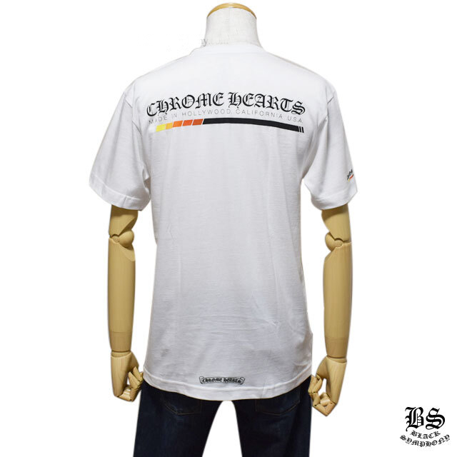 【Chrome Hearts】クロムハーツ Tシャツ Made in Hollywood ブラックとホワイト